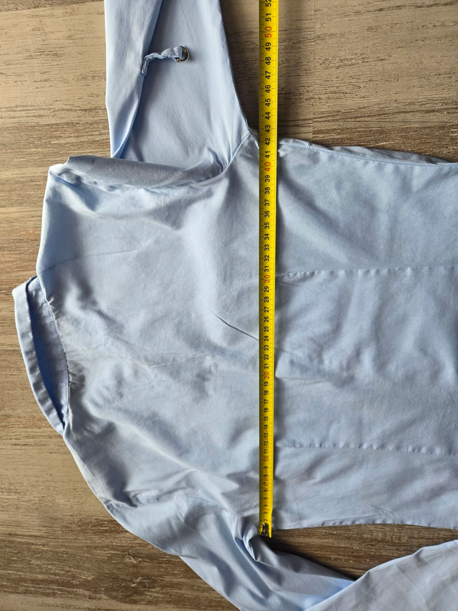 Blusa azul cielo Zara mujer talla 38 – photo 6